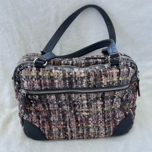 MZ Wallace Boucle Oxford Crosby handbag EUC